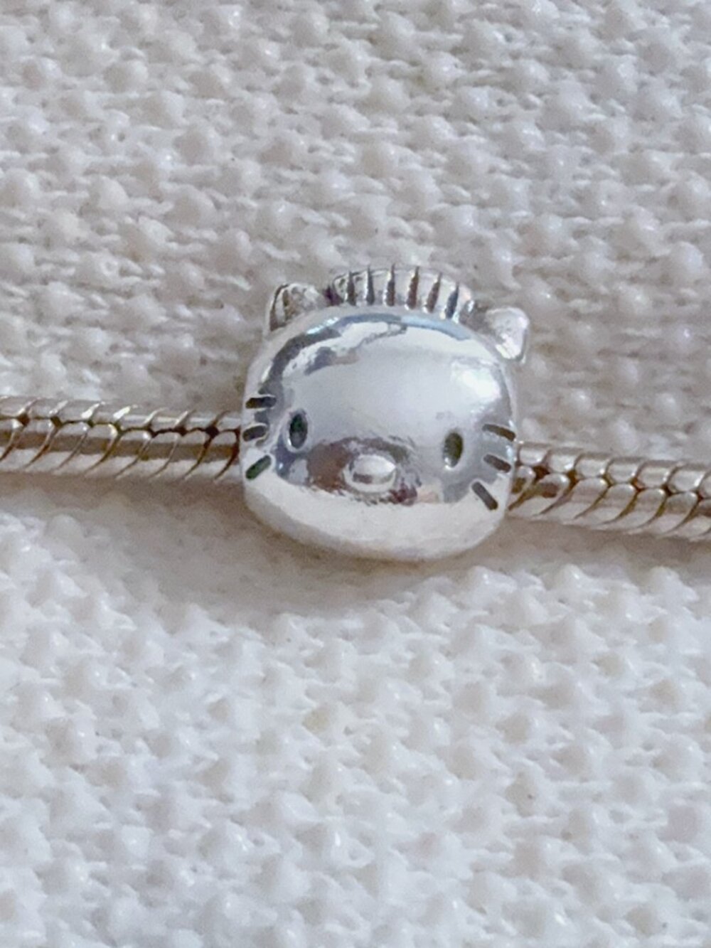 New Hello Kitty Silver Charm For Pandora Bracelet